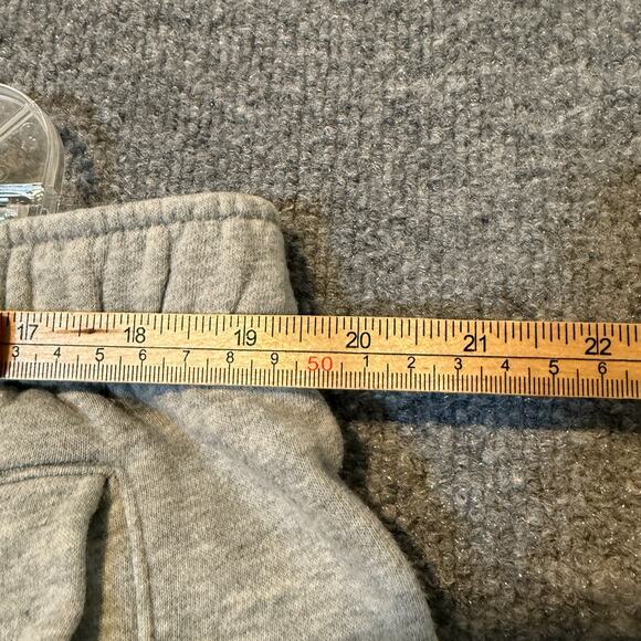 Nike Shorts Mens XL Gray Sweatshorts Just Do It Fleece Stretch Swoosh Casual - Picture 9 of 11